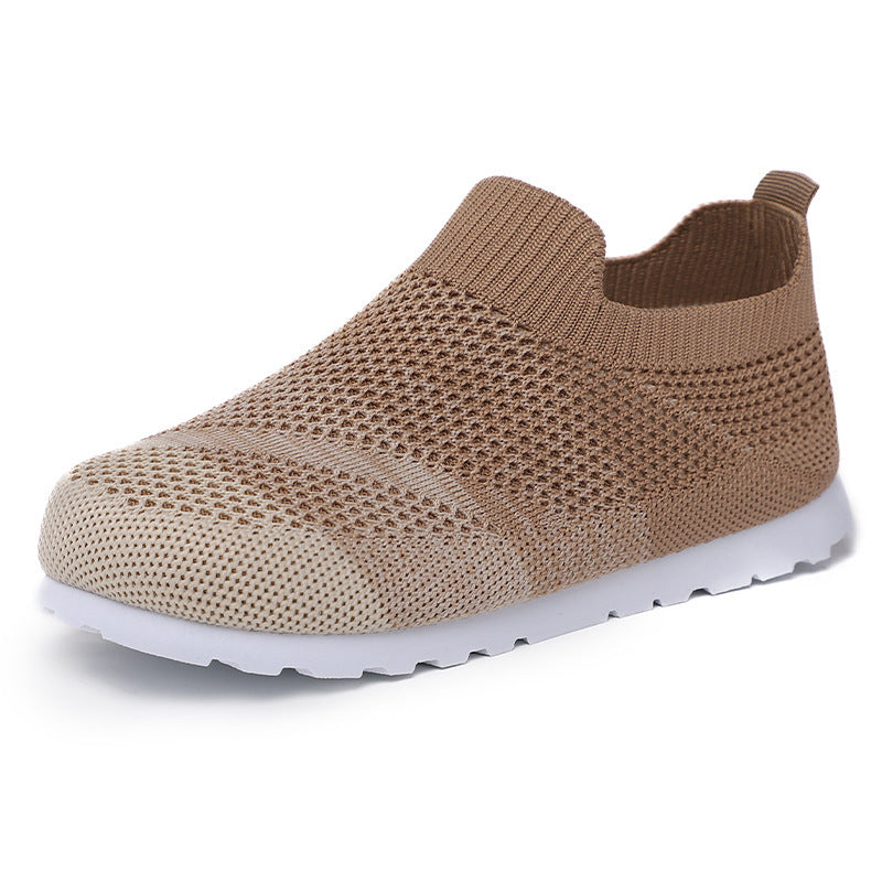 Women's Breathable Slip-On Sneakers with Elastic Mesh Structure Mune Fashion