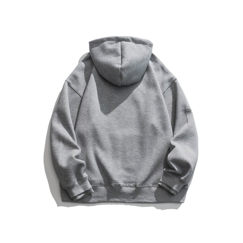 Unisex Oversize Hoodie with minimal logo print, fleece inner lining and kangaroo pocket Mune Fashion