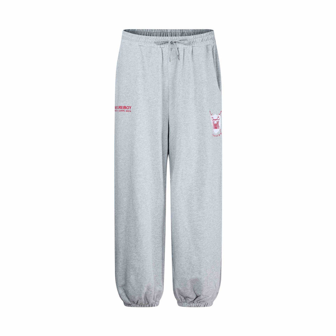 Women’s lounge jogging pants with elastic waistband, drawstring and gathered leg endings Mune Fashion