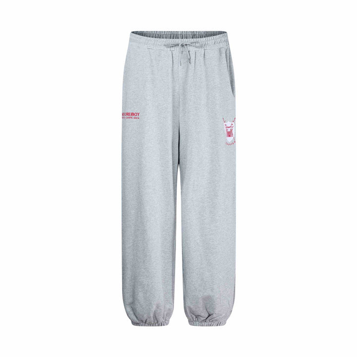 Women’s lounge jogging pants with elastic waistband, drawstring and gathered leg endings Mune Fashion