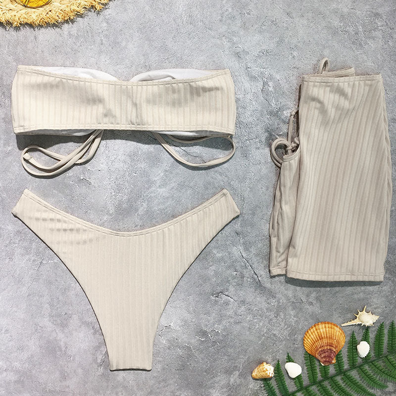 Women's Bandeau Bikini Set Mune Fashion