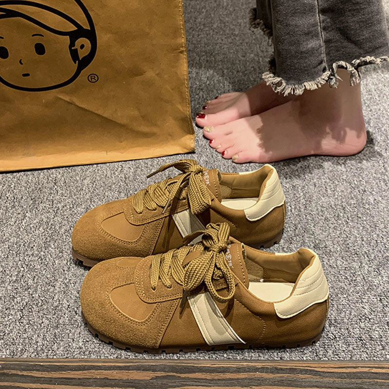 Women's casual sneakers made of high-quality suede with comfortable sole Mune Fashion