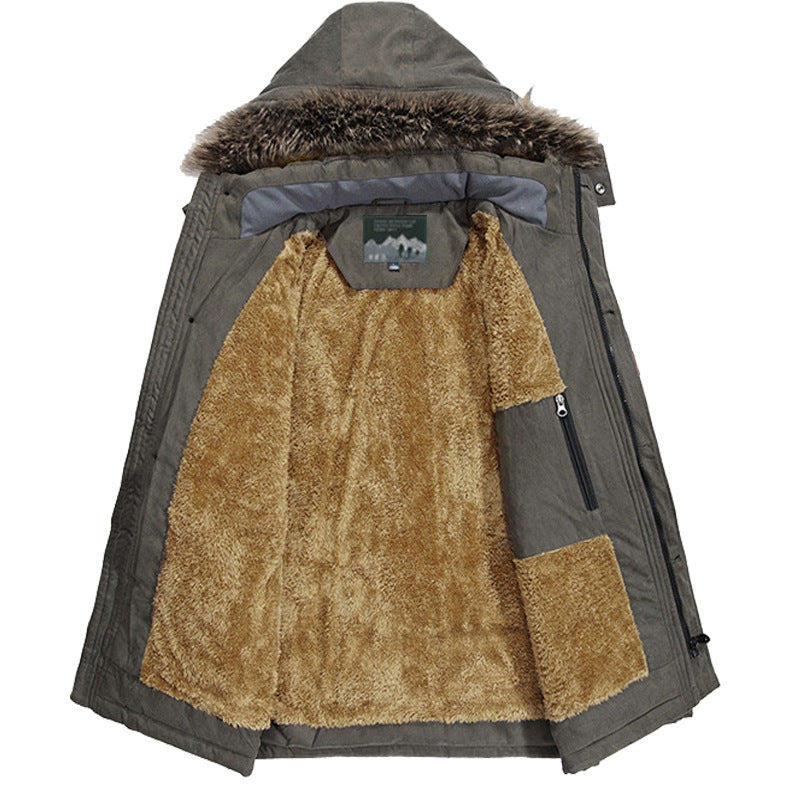 Men's winter jacket with fleece lining Mune Fashion