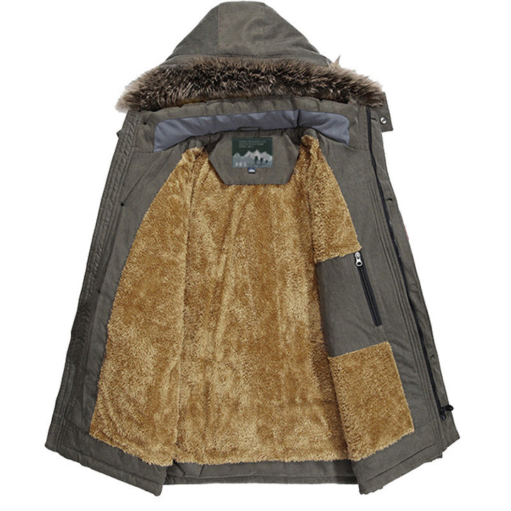 Men's winter jacket with fleece lining Mune Fashion