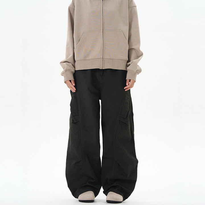 Men's Loose Fit Panel Cargo Baggy Pants in Workwear Style Mune Fashion