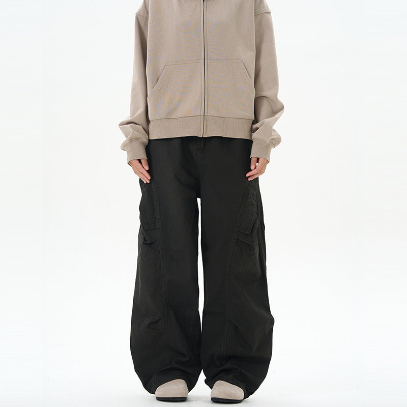 Men's Loose Fit Panel Cargo Baggy Pants in Workwear Style Mune Fashion