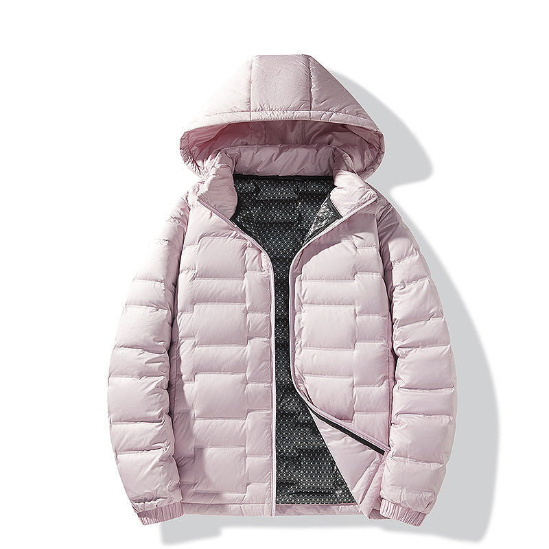 Men's Ultralight Quilted Jacket with Hood and Thermal Lining Mune Fashion