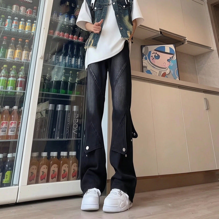 Women Fashionable Relaxed-Fit Jeans Mune Fashion