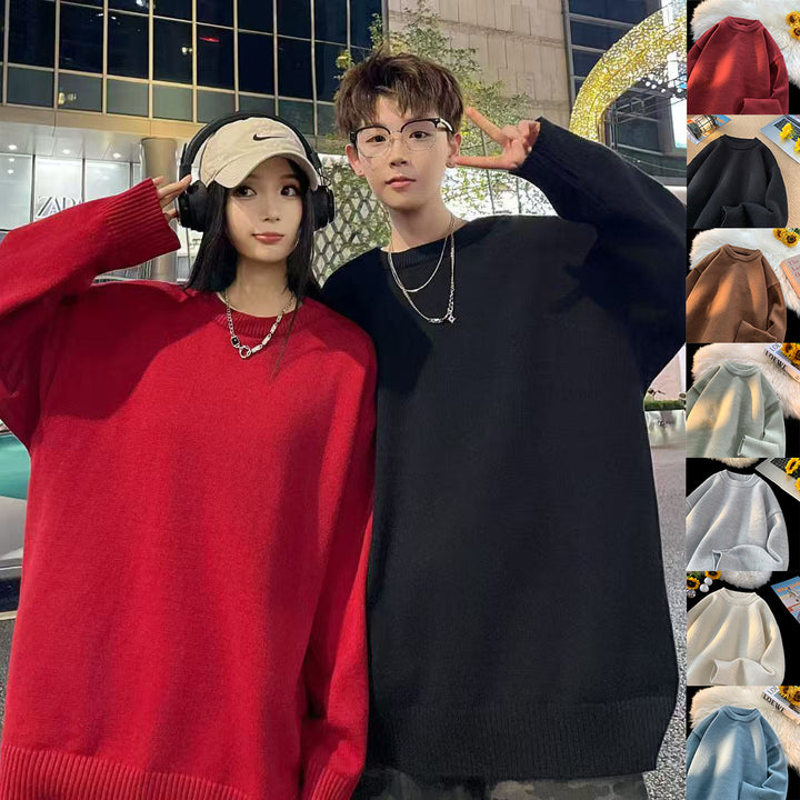 Women Oversized Knit Sweater Mune Fashion