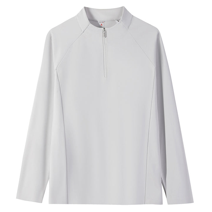 Women's sporty long sleeve shirt with zipper Mune Fashion