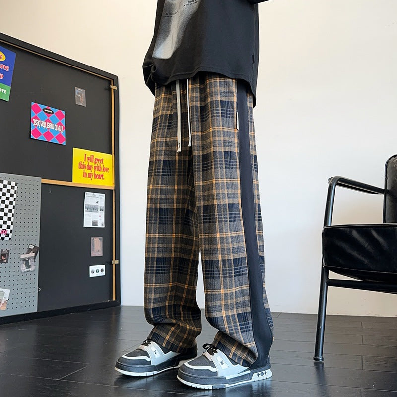 Men's Casual Checkered Pants