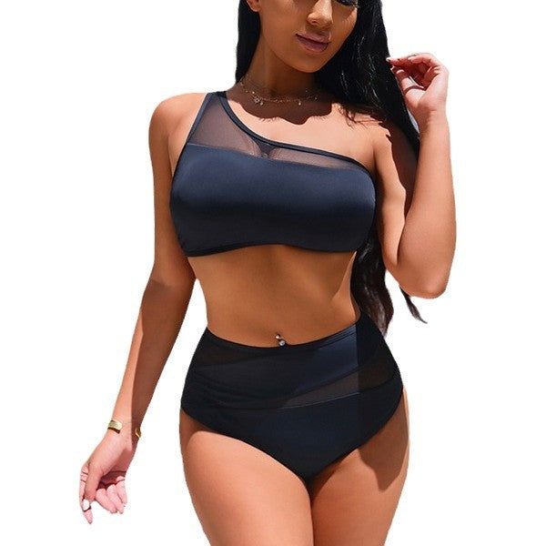 Women's One-Sided Bikini with Sporty Design Mune Fashion