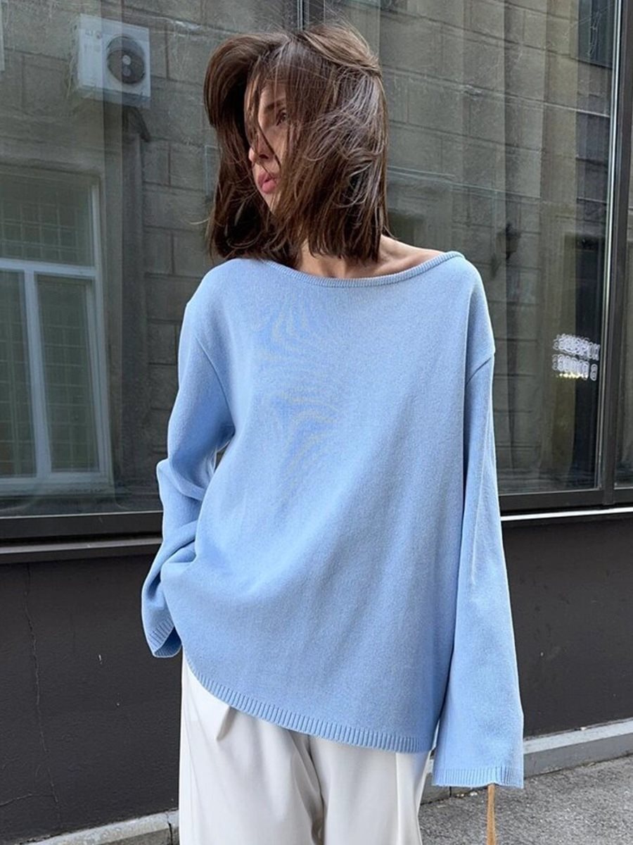 Women's chunky knit hoodie made of pure cotton with drawstring Mune Fashion