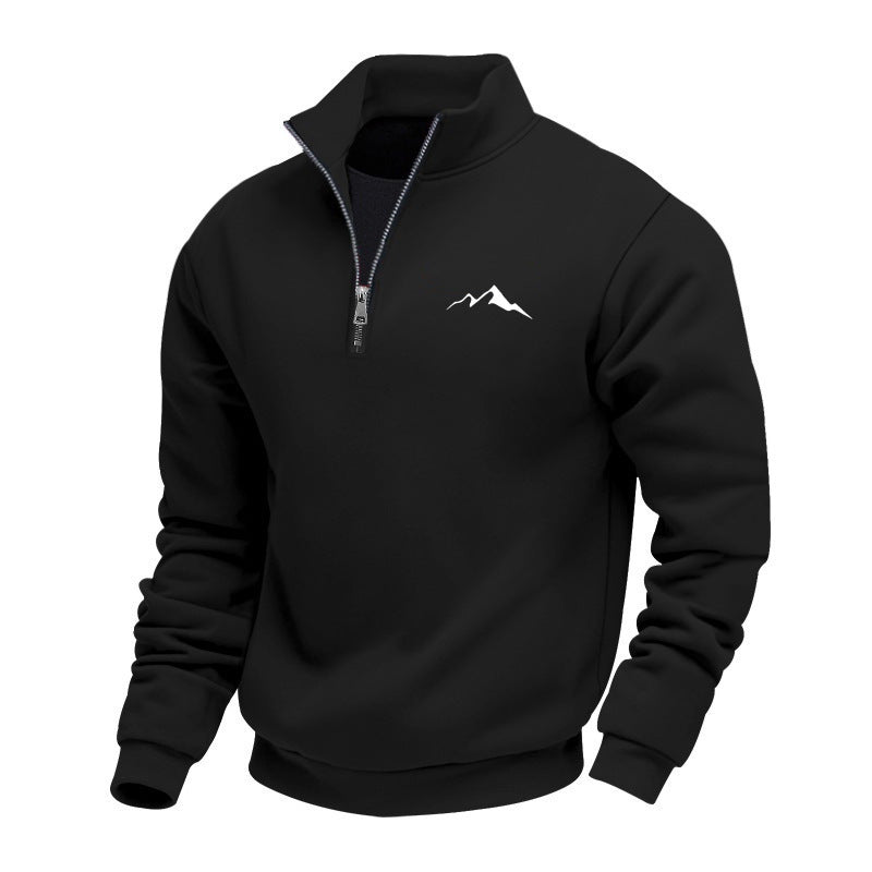 Men's sweatshirt with short zipper Mune Fashion