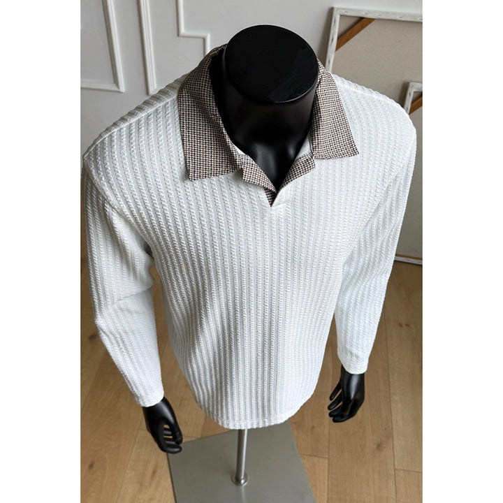Men's Stylish Knit Sweater with Textured Design Mune Fashion