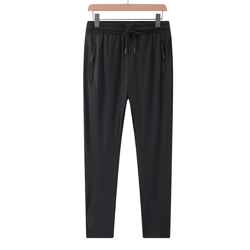 Men's Sporty Training Pants with Side Zipper Pockets Mune Fashion