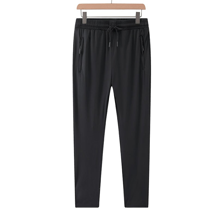 Men's Sporty Training Pants with Side Zipper Pockets Mune Fashion