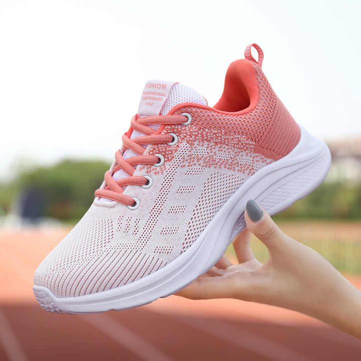 Men's lightweight knitted trainer with ergonomic wave sole, padded insole, and reinforced lacing Mune Fashion