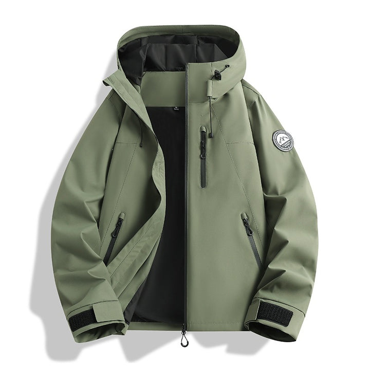 Men's three-piece softshell outdoor jacket with removable fleece lining and hood Mune Fashion