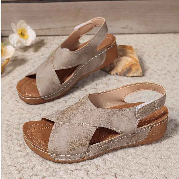 Women Comfortable Orthopedic Sandals with Adjustable Heel Strap Mune Fashion