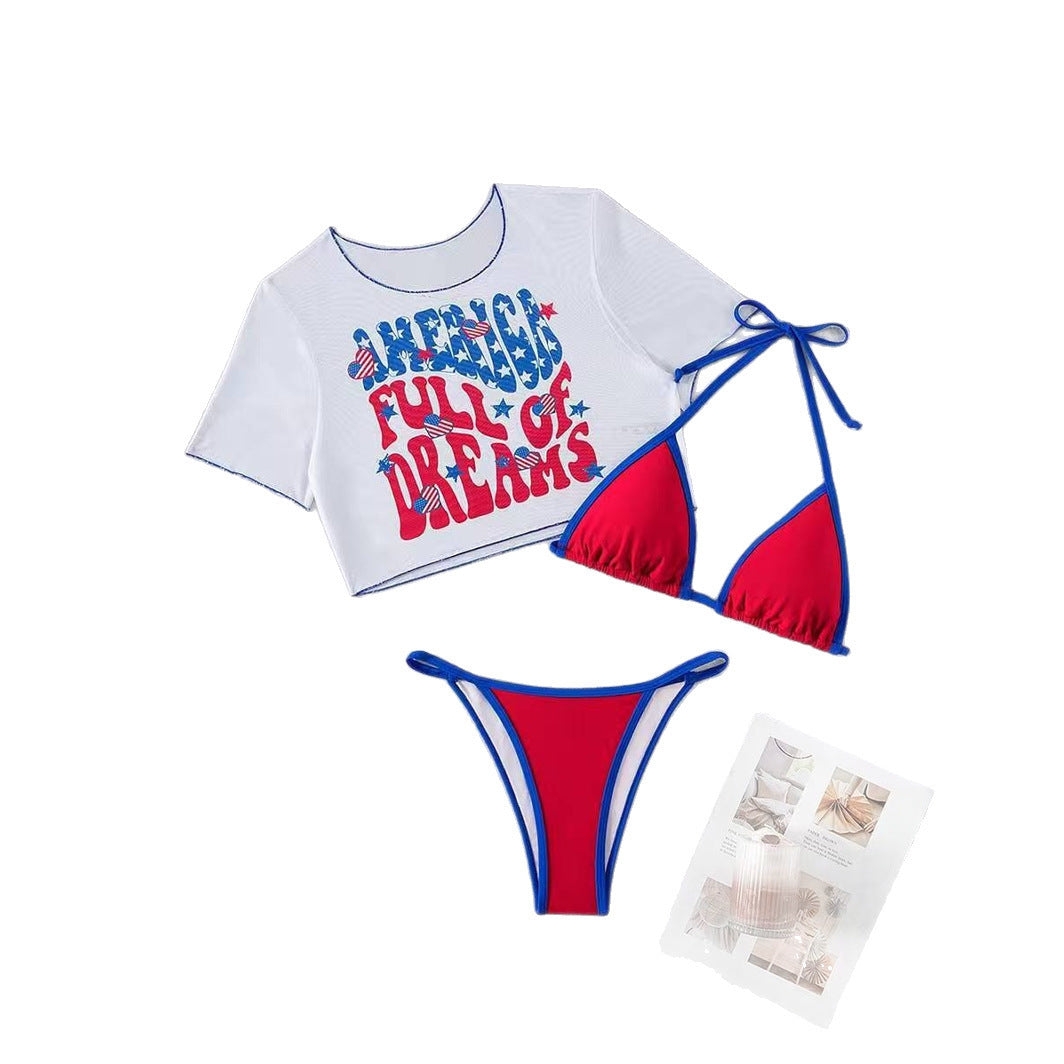 Ladies Crop Top and High Cut Bikini Bottom Mune Fashion