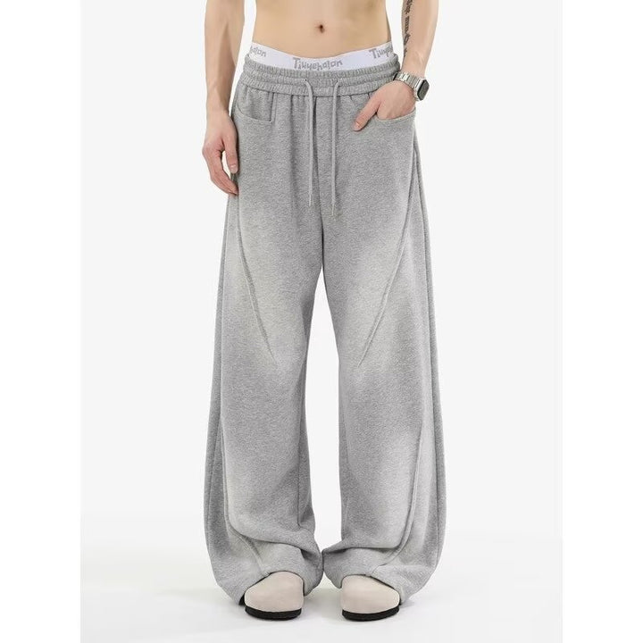 Men's Extreme Oversize Jogging Pants with extra wide leg, drawstring and side pockets Mune Fashion