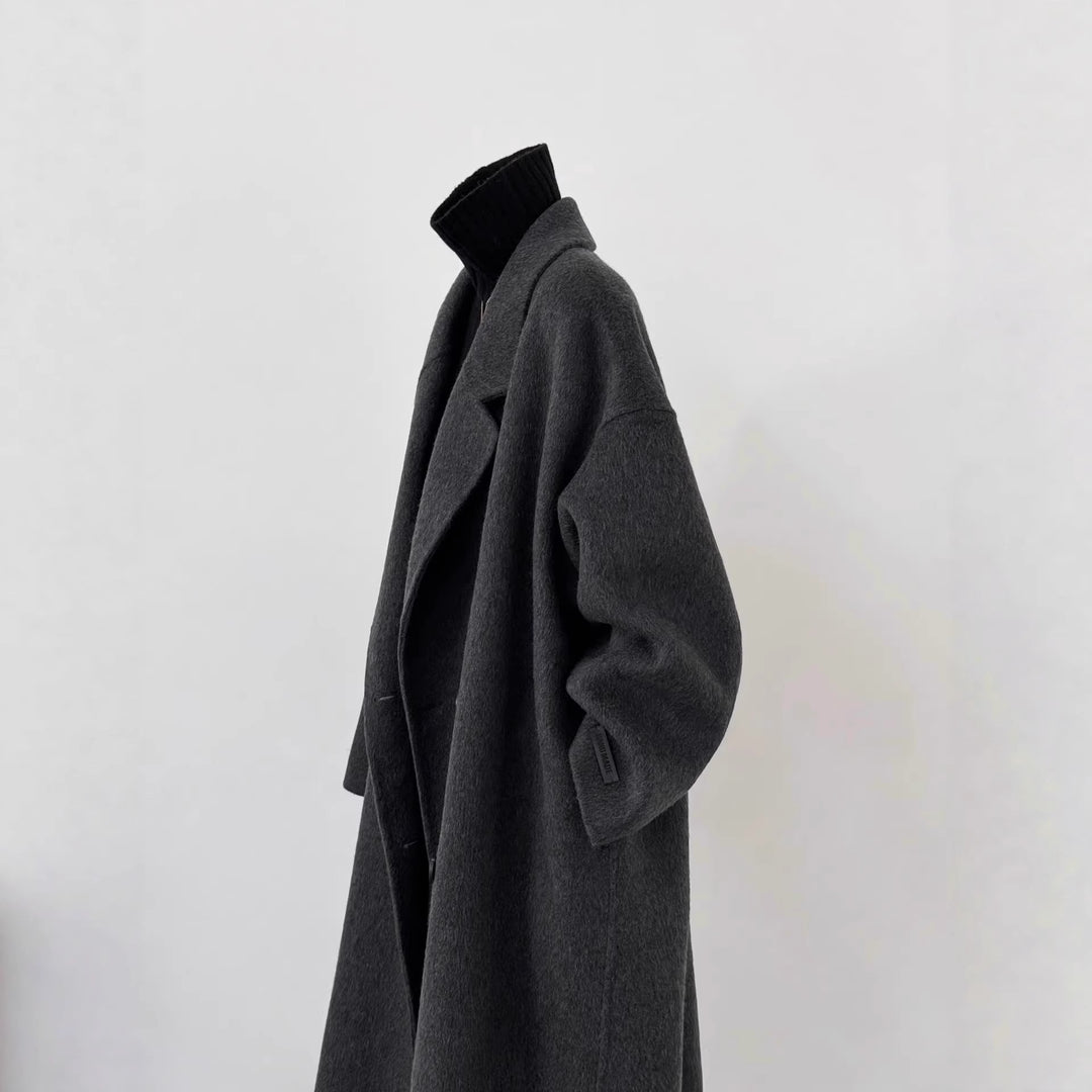 Women Oversized Wool Coat Mune Fashion