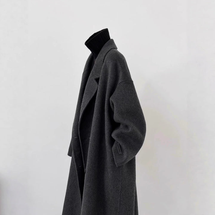 Women Oversized Wool Coat Mune Fashion