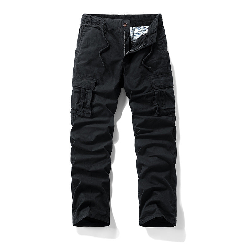 Men's Multifunctional Cargo Pants with Elastic Comfort Waistband, Drawstring and Organizer Pockets Mune Fashion