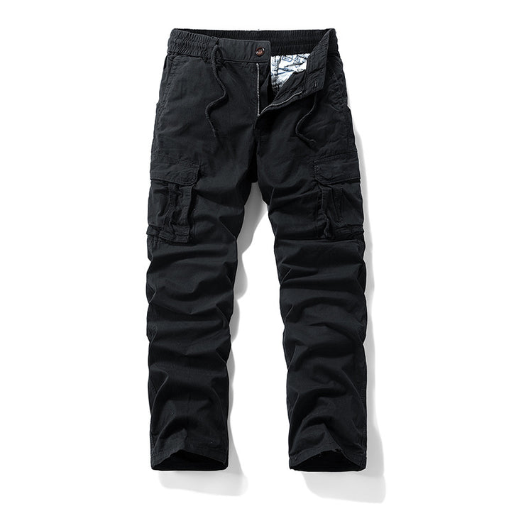 Men's Multifunctional Cargo Pants with Elastic Comfort Waistband, Drawstring and Organizer Pockets Mune Fashion