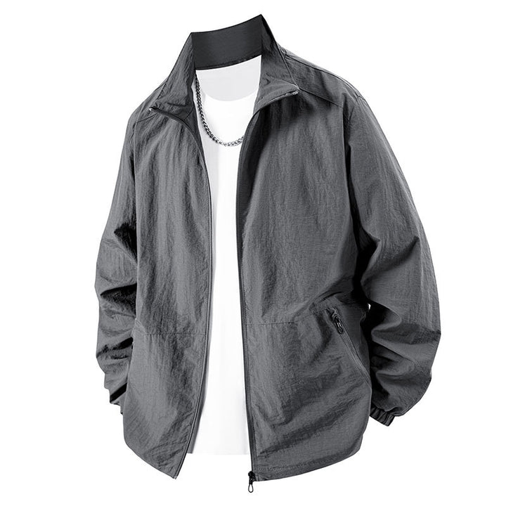 Men's Lightweight Transition Jacket with High Collar Mune Fashion 1787797801