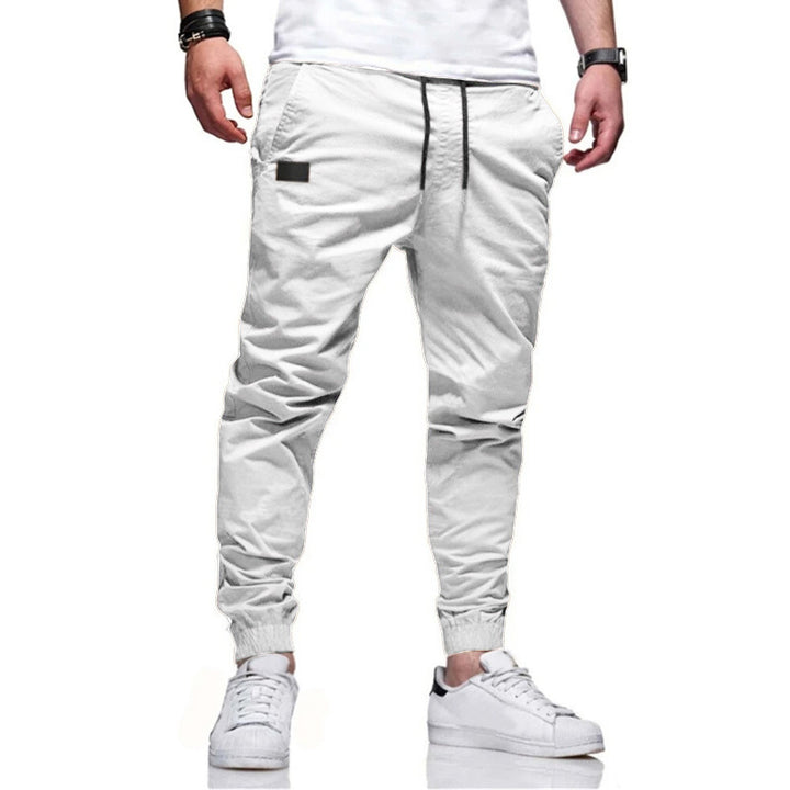 Men's functional cargo jogger pants with tapered leg, elastic waistband, and concealed zip pockets Mune Fashion