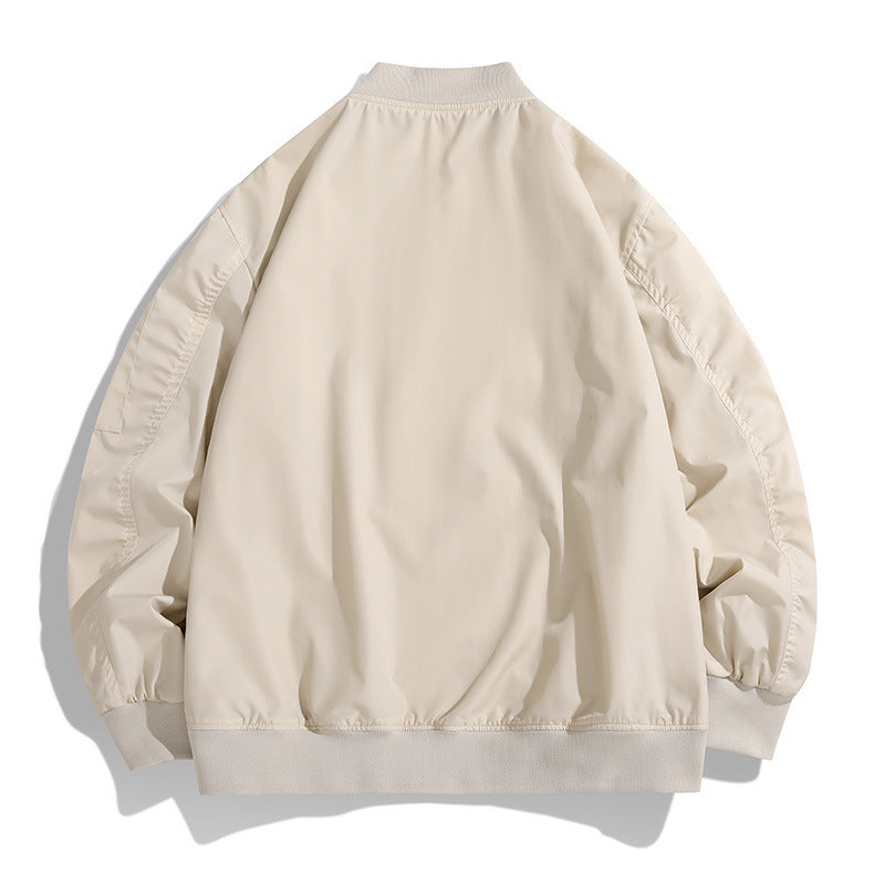 Men's sporty transitional jacket with practical zippered pockets Mune Fashion