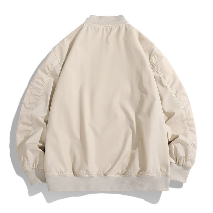 Men's sporty transitional jacket with practical zippered pockets Mune Fashion