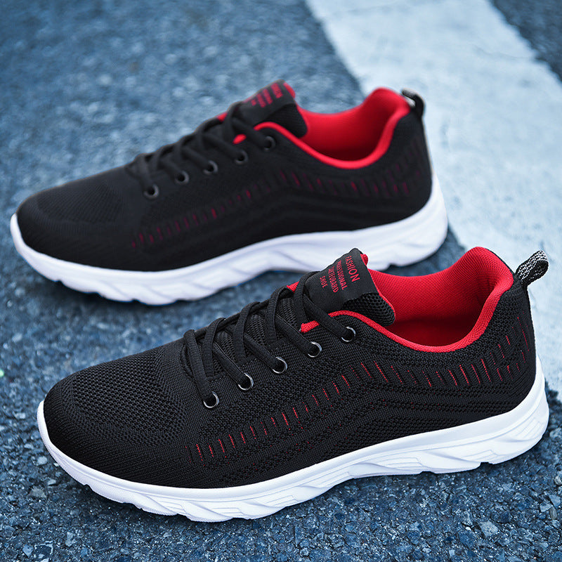 Unisex breathable lightweight knitted sneakers with cushioned EVA sole Mune Fashion