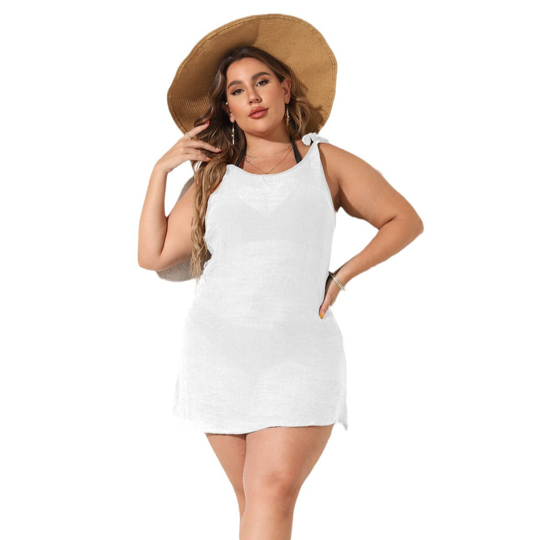 Women airy beach dress with special strap details Mune Fashion