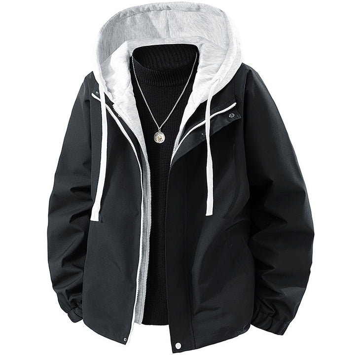 Men's technical hooded softshell jacket with adjustable hood and utility pockets Mune Fashion