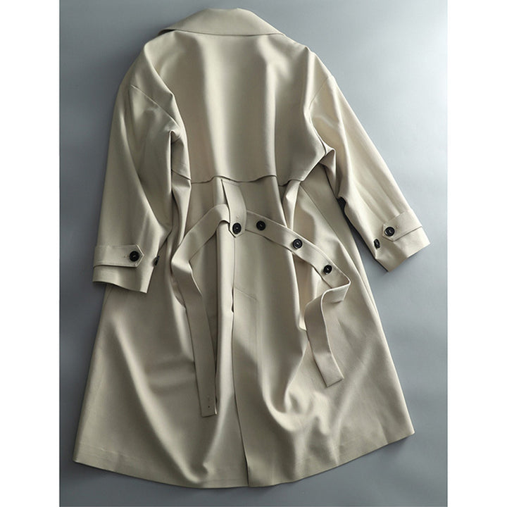 Women's Elegantly Cut Trench Coat Mune Fashion