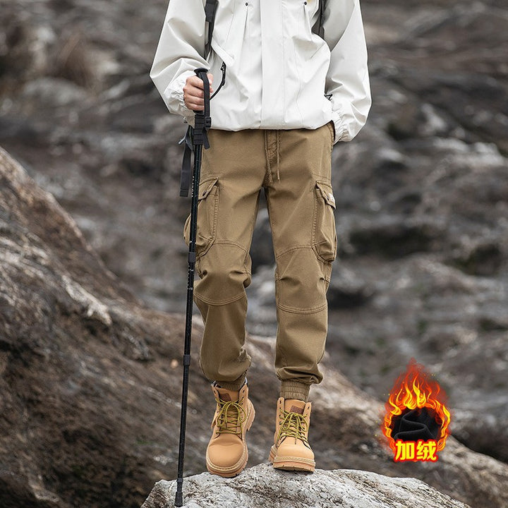 Men's Tactical Cargo Jogger with Stretch Insert, Drawstring Waistband and Flap Pockets Mune Fashion