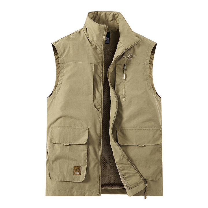 Men's Packable Functional Vest with Breathable Mesh Lining and Multi Pockets Mune Fashion