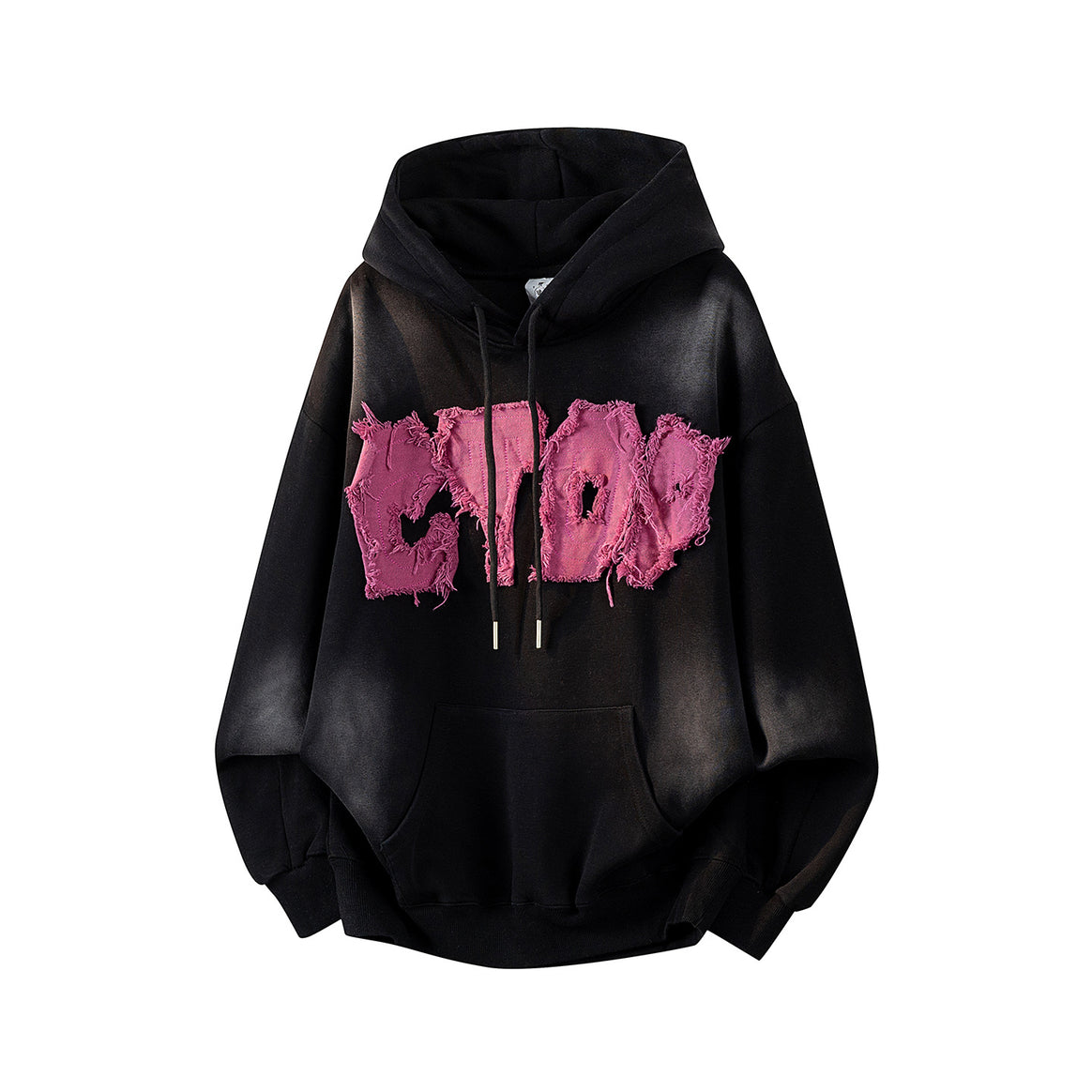 Unisex Oversize Hoodie with handwritten graphic print, kangaroo pocket & ribbed hem Mune Fashion