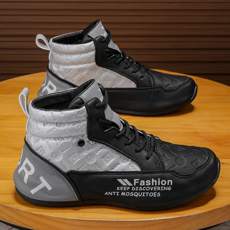 Women sporty high-top sneakers with protective design and non-slip sole Mune Fashion