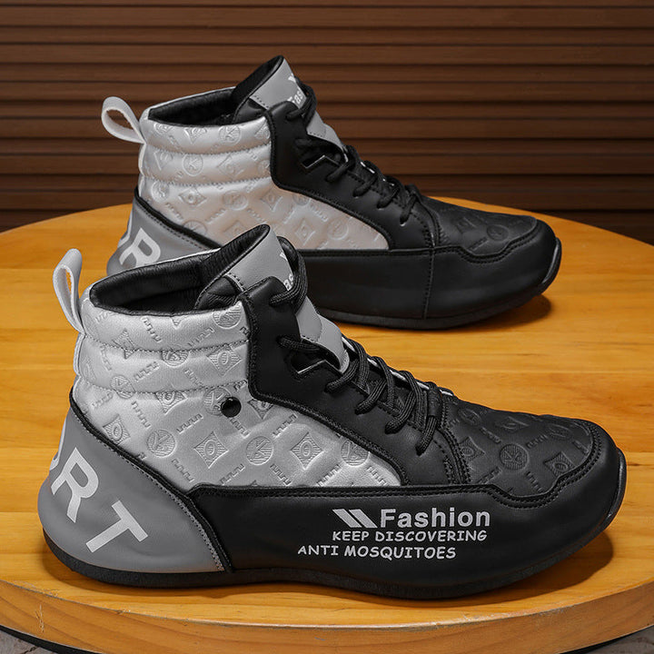 Women sporty high-top sneakers with protective design and non-slip sole Mune Fashion