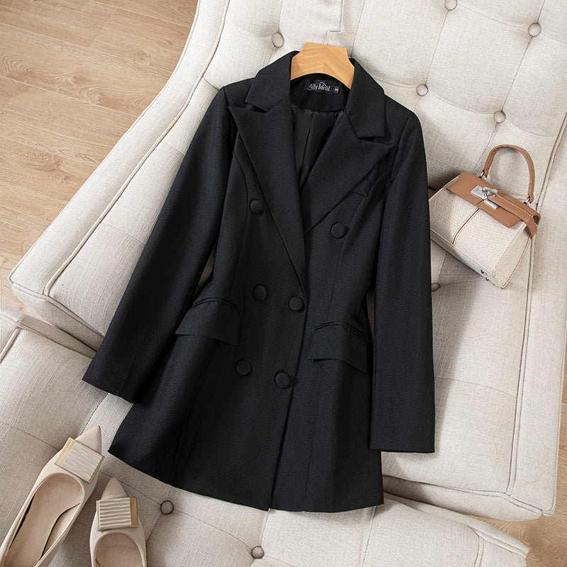 Women's Stylish Double-Breasted Blazer Mune Fashion