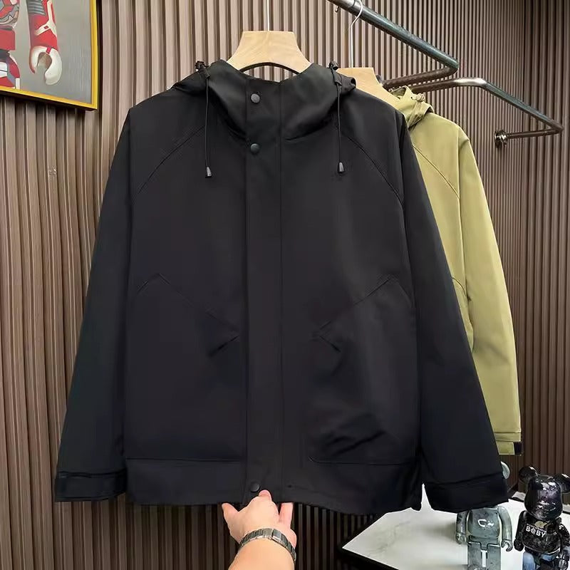 Men's functional jacket with high collar Mune Fashion
