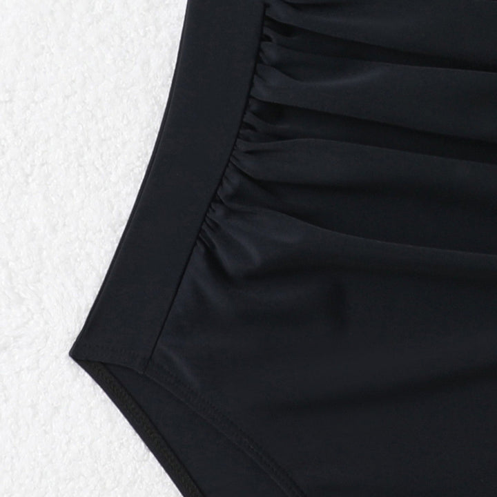 Women's Elegant Wrap Swimsuit with Ruffles Mune Fashion