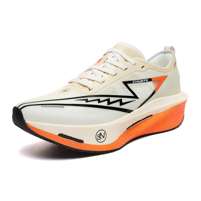 Unisex lightweight performance running shoe with cushioned platform sole and breathable mesh Mune Fashion