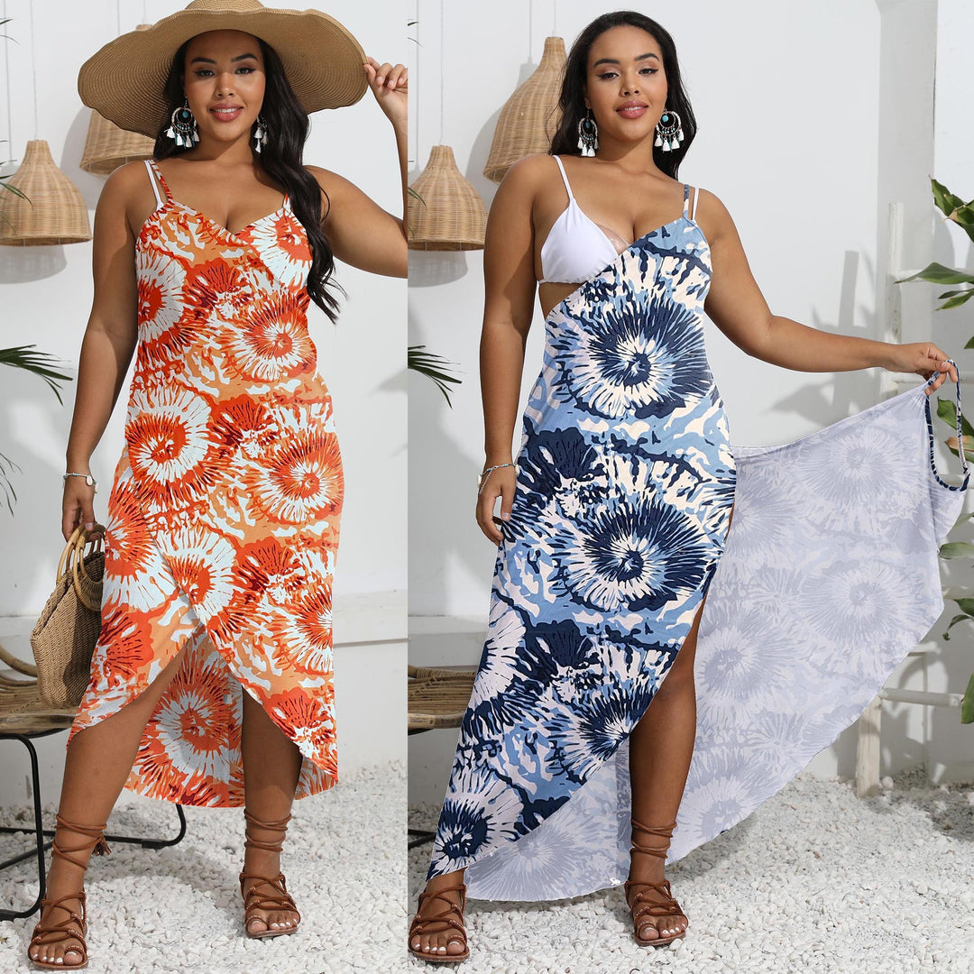 Ladies elegant wrap sarong with modern pattern Mune Fashion