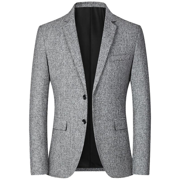 Men's Tweed Blazer Slim Fit with Notched Lapel Mune Fashion