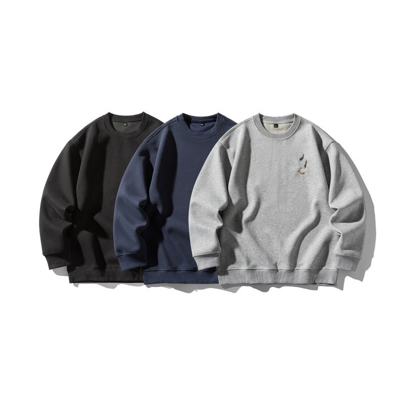 Unisex Oversize Sweatshirt with subtle Koi embroidery Mune Fashion